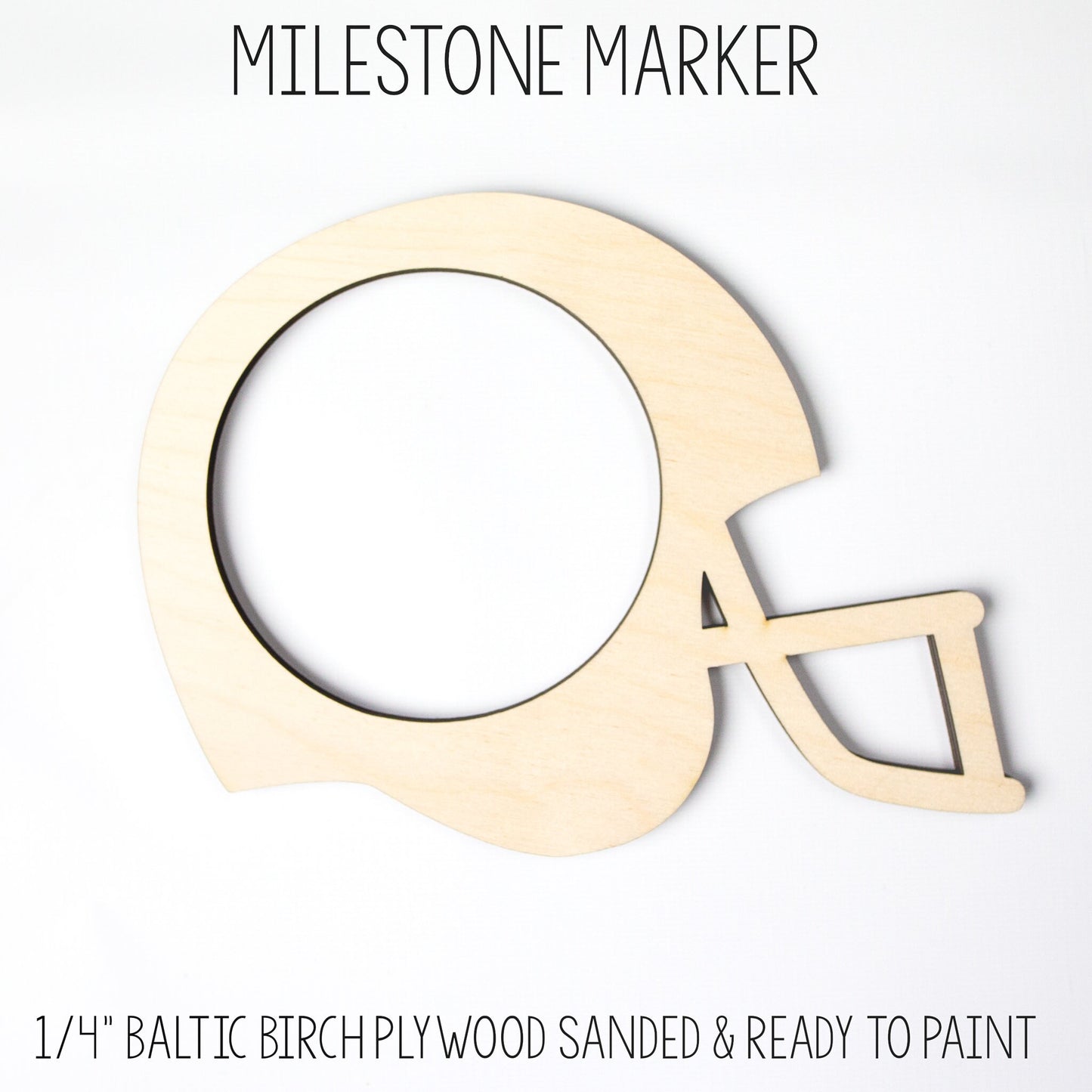 Football Baby Milestone Blanket, B3