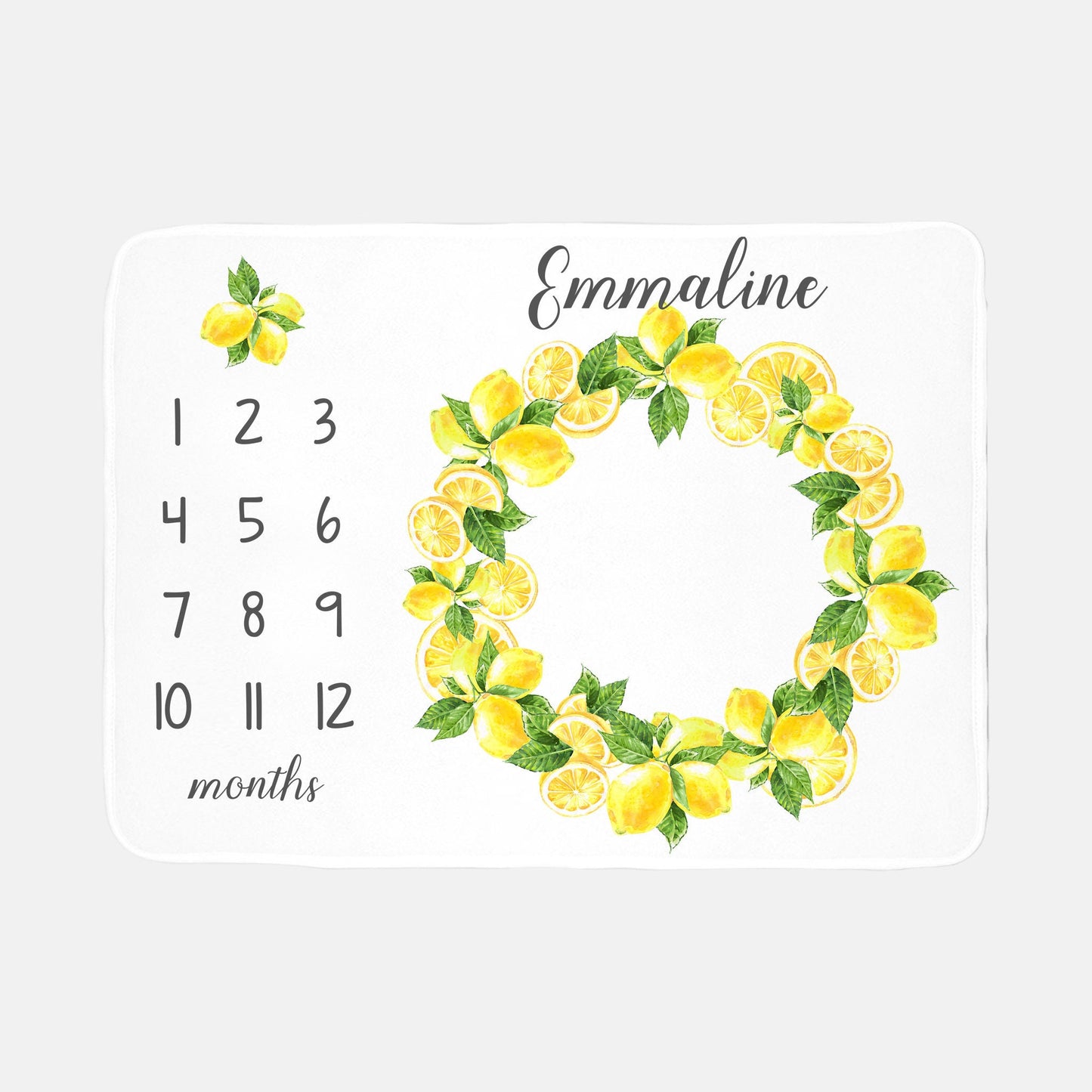 Lemon Girl Milestone Blanket, Summer F47