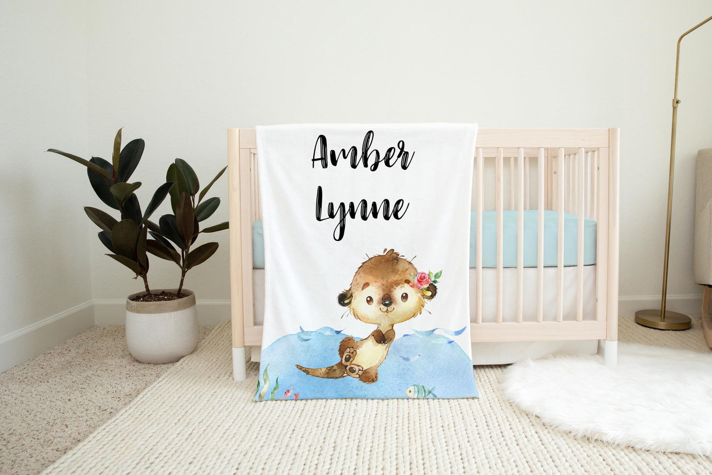 Girl Otter Blanket, O10