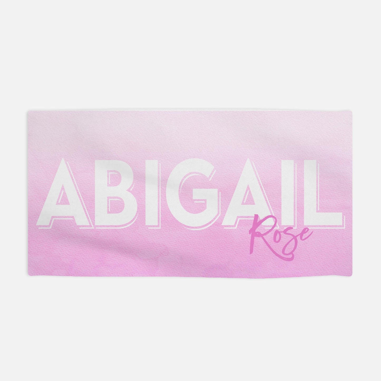 Personalized Name Beach Towel