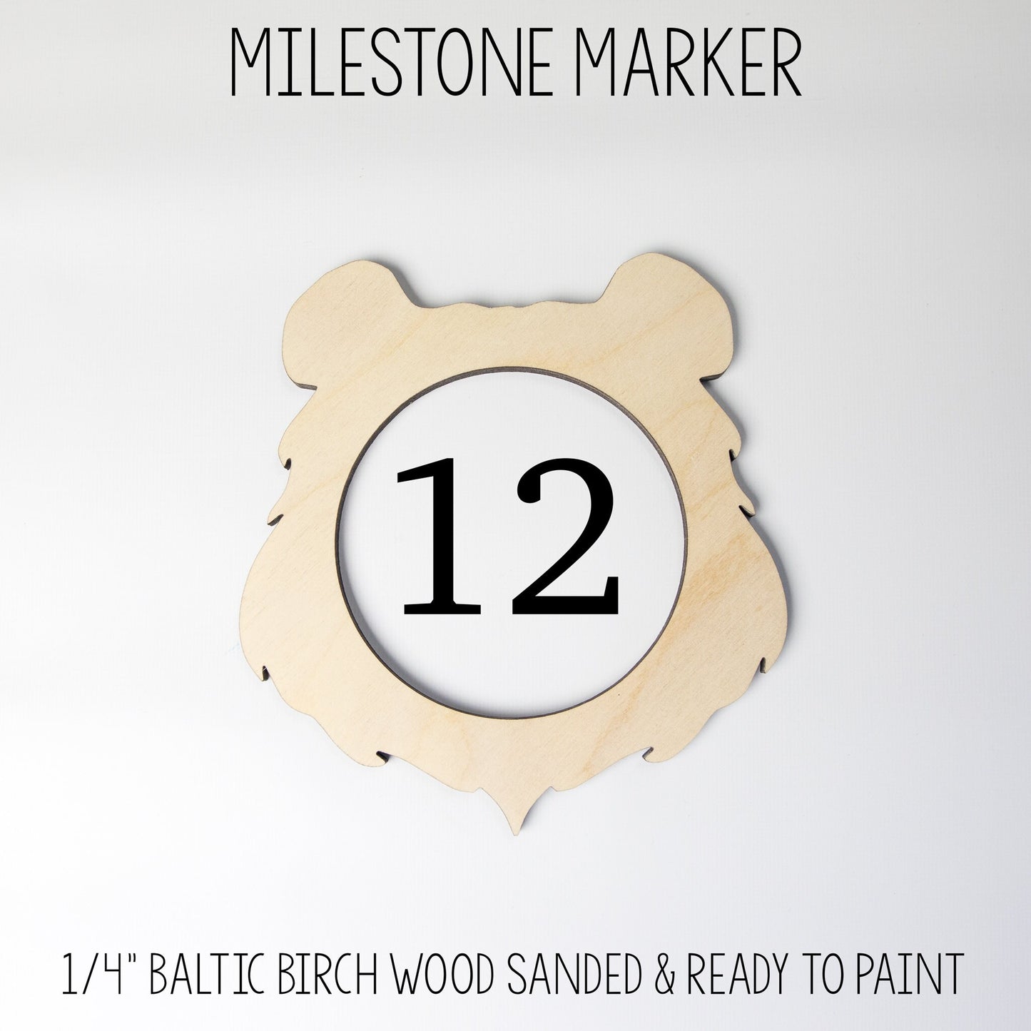 Bear Milestone Blanket, Woodland Adventure, W6
