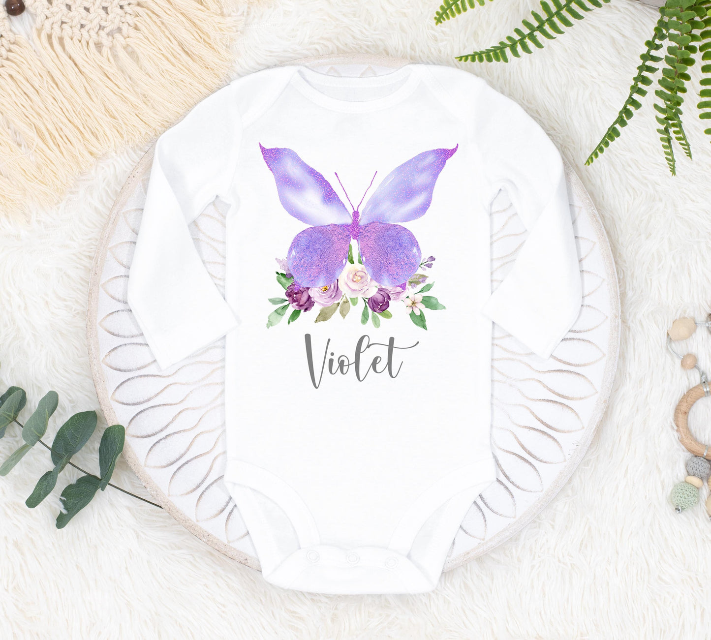 Butterfly Baby Bodysuit, G6