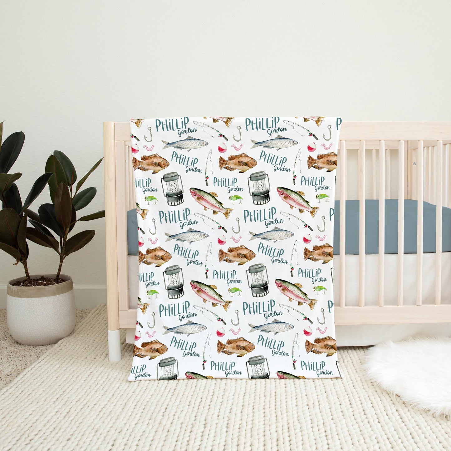 Fishing Swaddle Set, O24