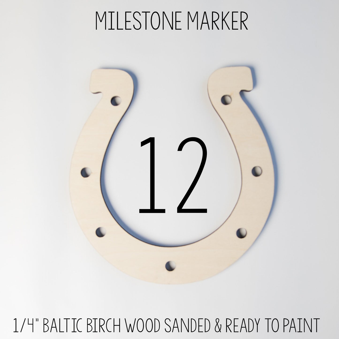 Cowboy Mountain Horse Baby Milestone Blanket, C36