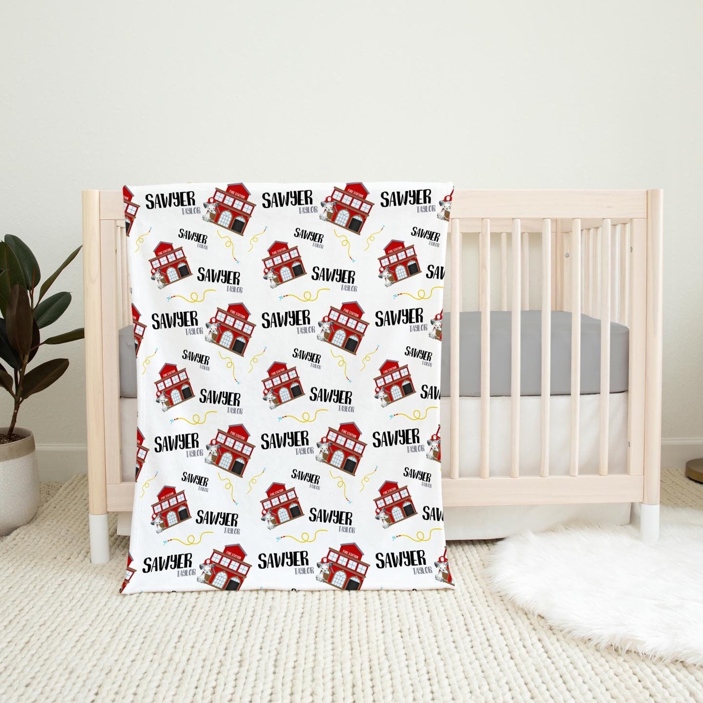 Fireman Swaddle Set