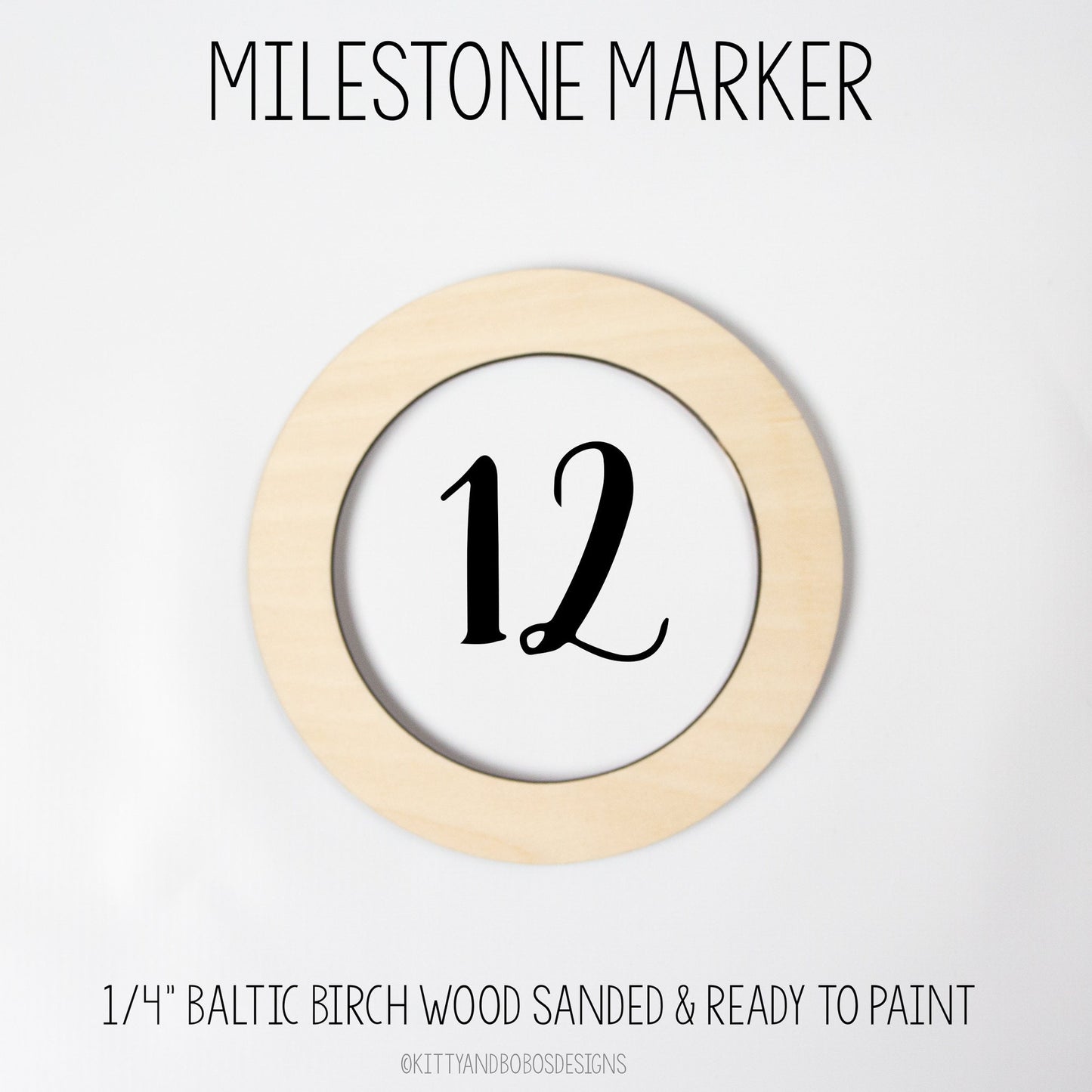 Blue Donut Milestone Blanket, B29