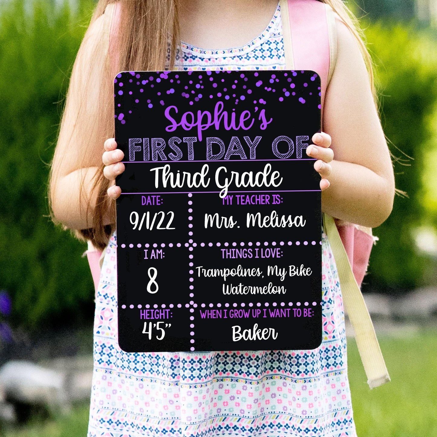 First Day of School Liquid Chalk Sign, Sets