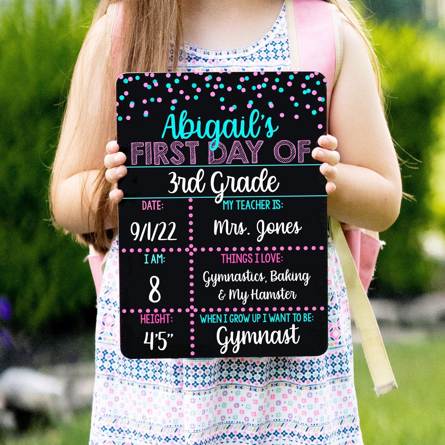 First Day of School Liquid Chalk Sign, Sets