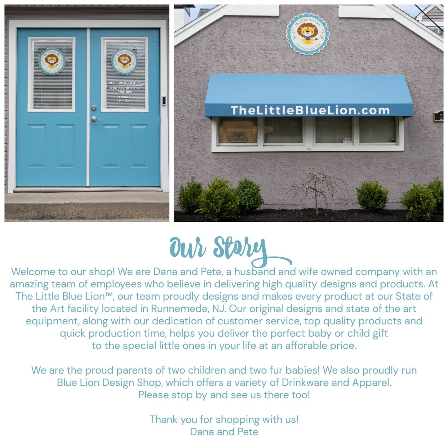 Hanging Sign Upgrade for The Little Blue Lion Wooden Birth Stat Signs and Name Signs