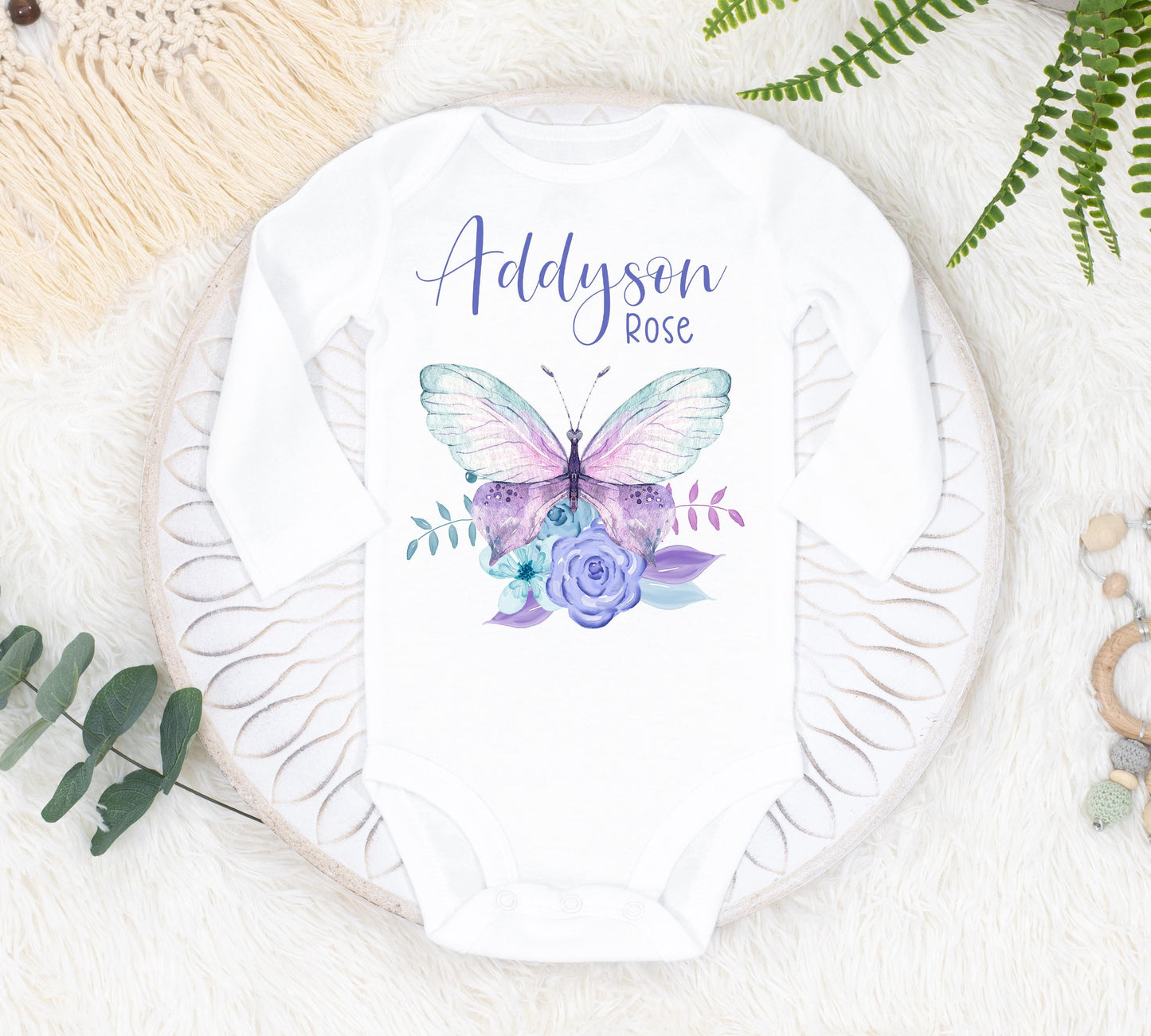 Butterfly Baby Bodysuit, F70
