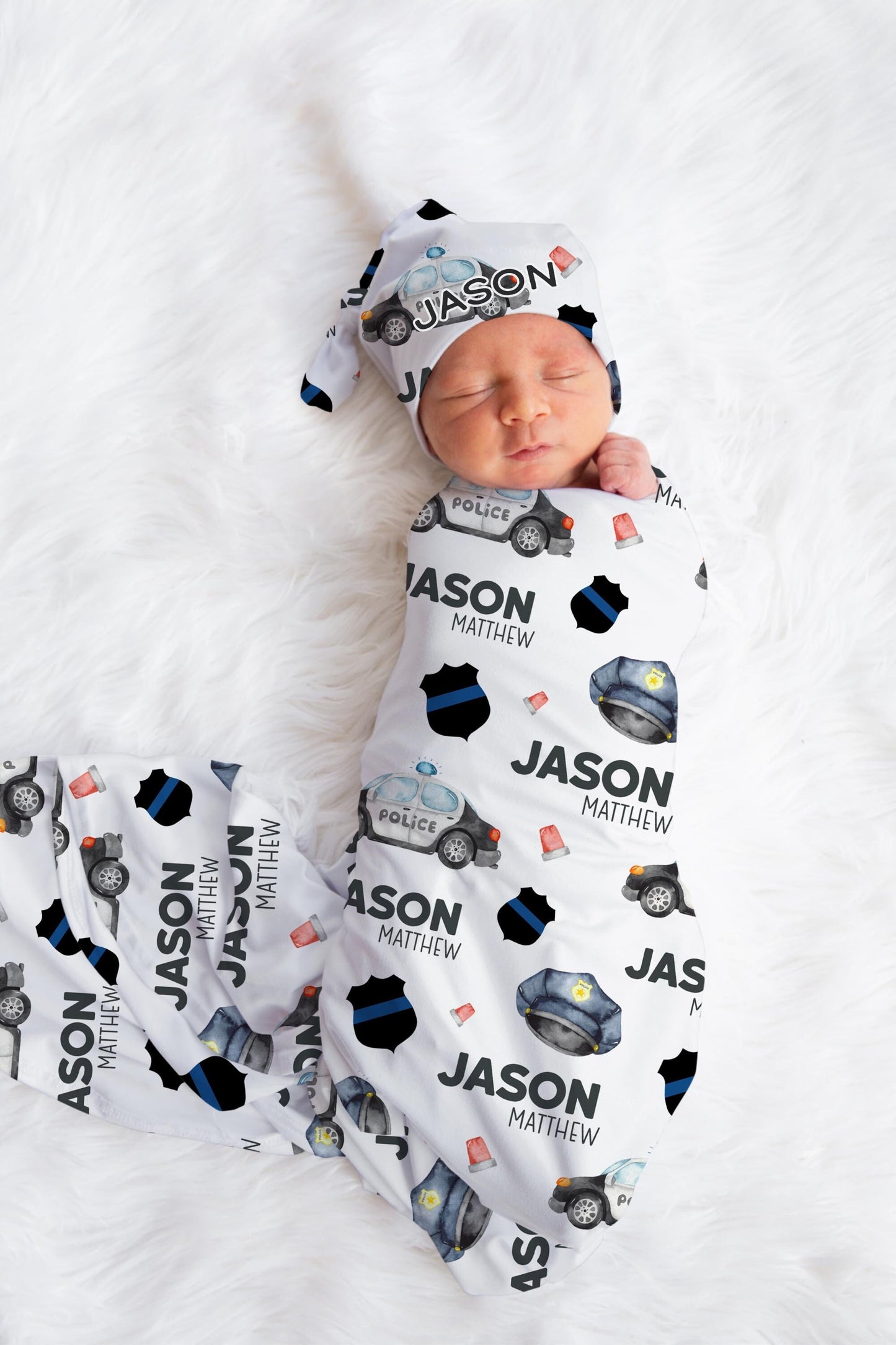 Police Swaddle Set, B17