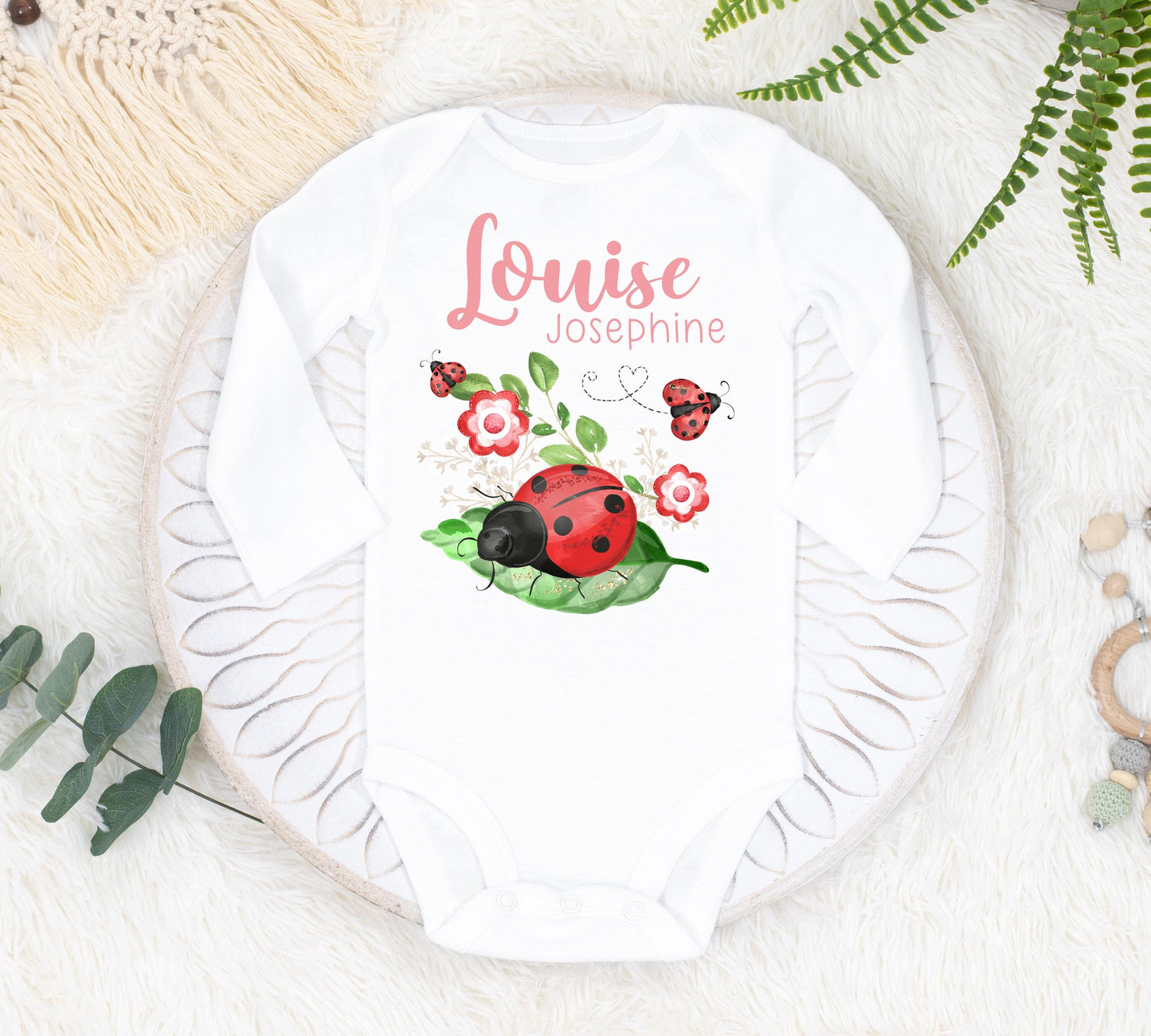 Ladybug Baby Bodysuit, G50