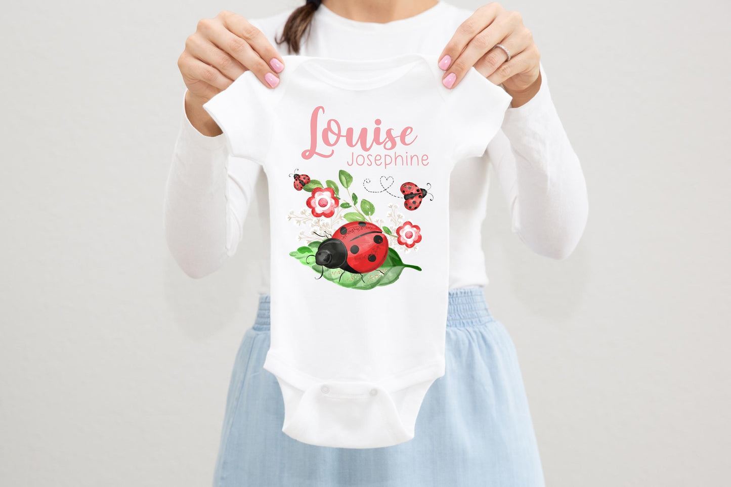 Ladybug Baby Bodysuit, G50