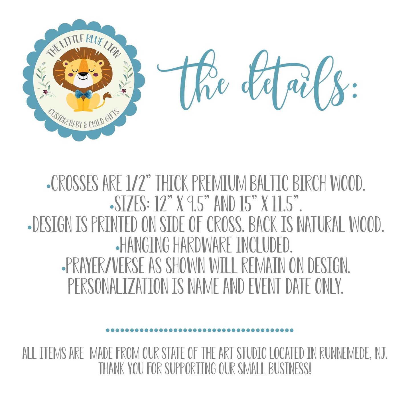 Girl Communion Baptism Gift, Wooden Name Cross, Bless This Little Girl