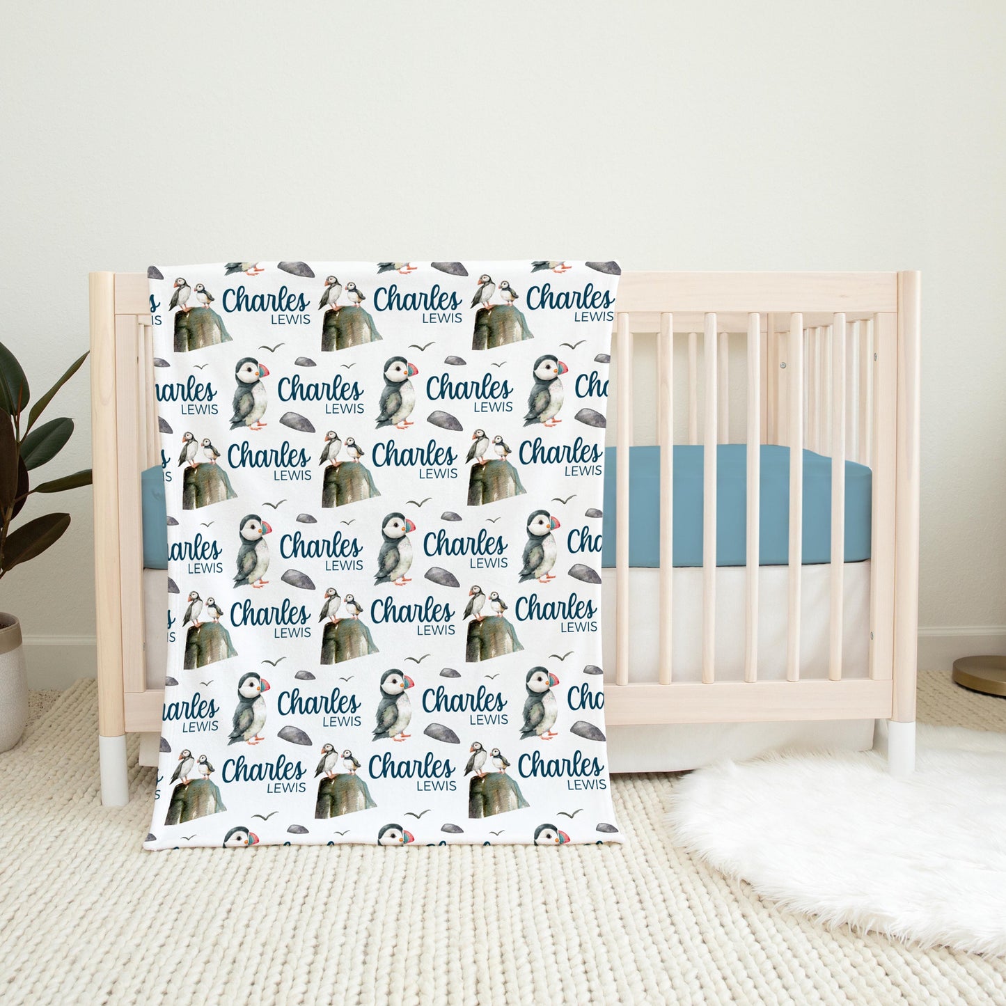 Puffin Swaddle Set, O37