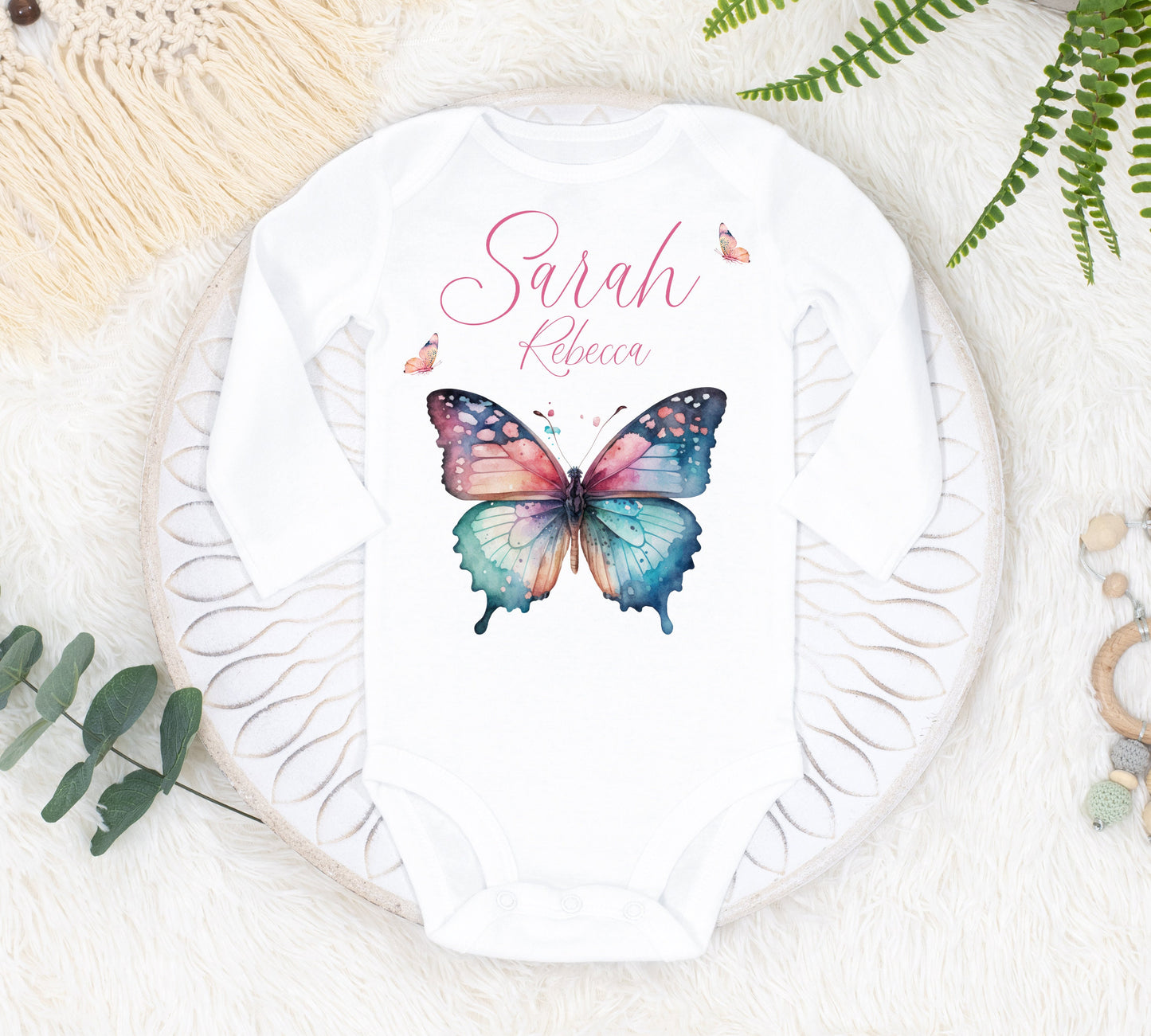 Butterfly Baby Bodysuit, G60