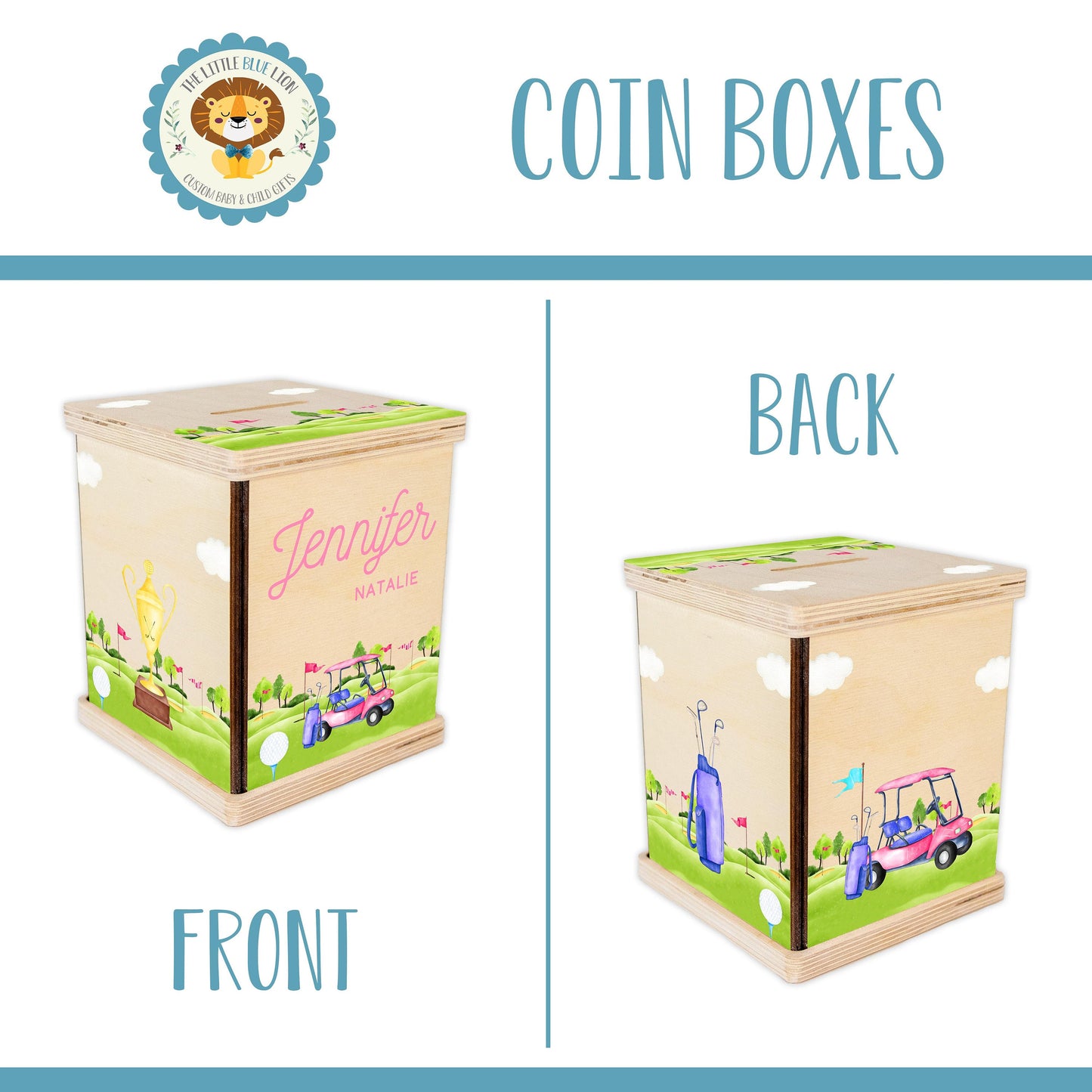 Girl Golf Piggy Bank, G18