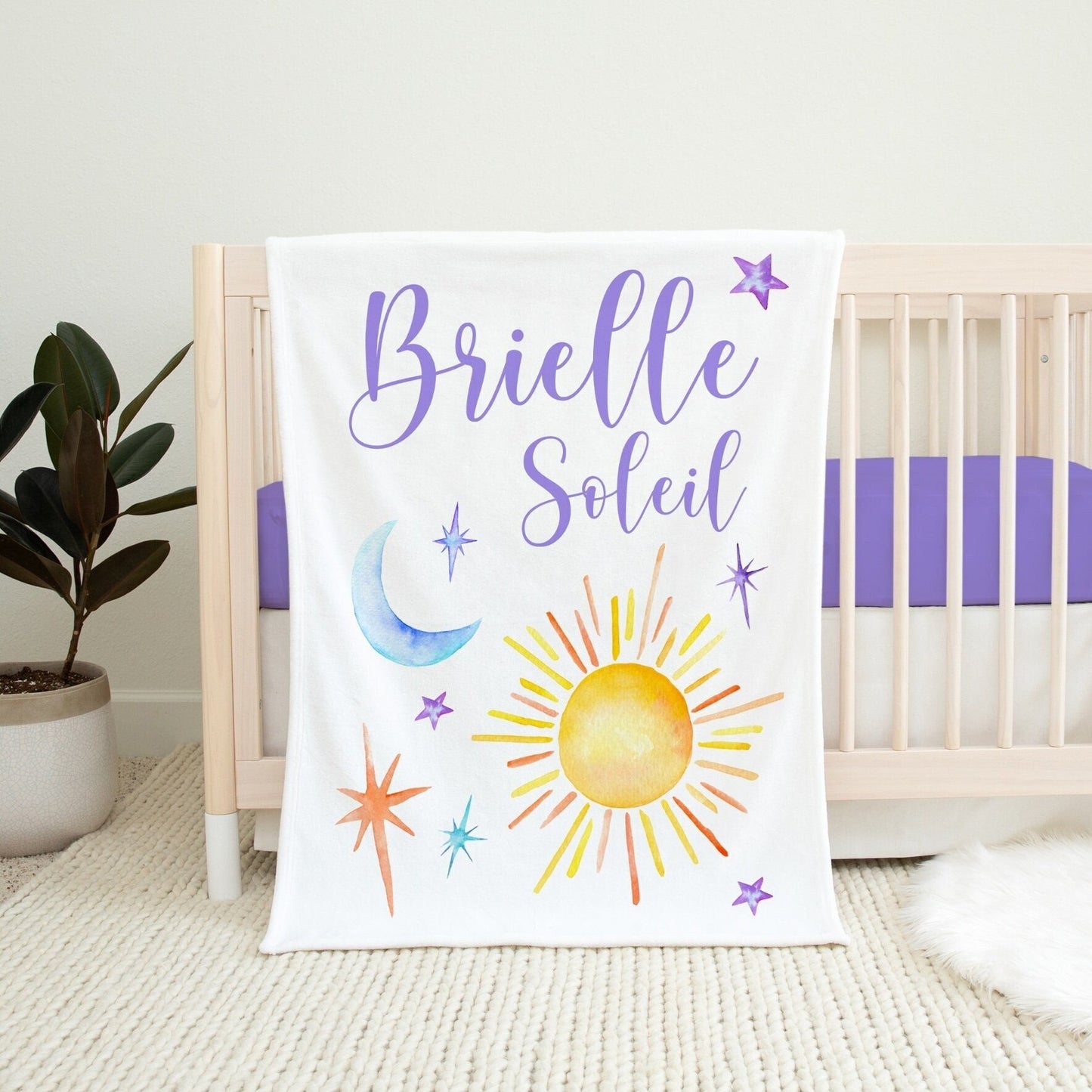 Sun Moon and Stars Blanket, T43