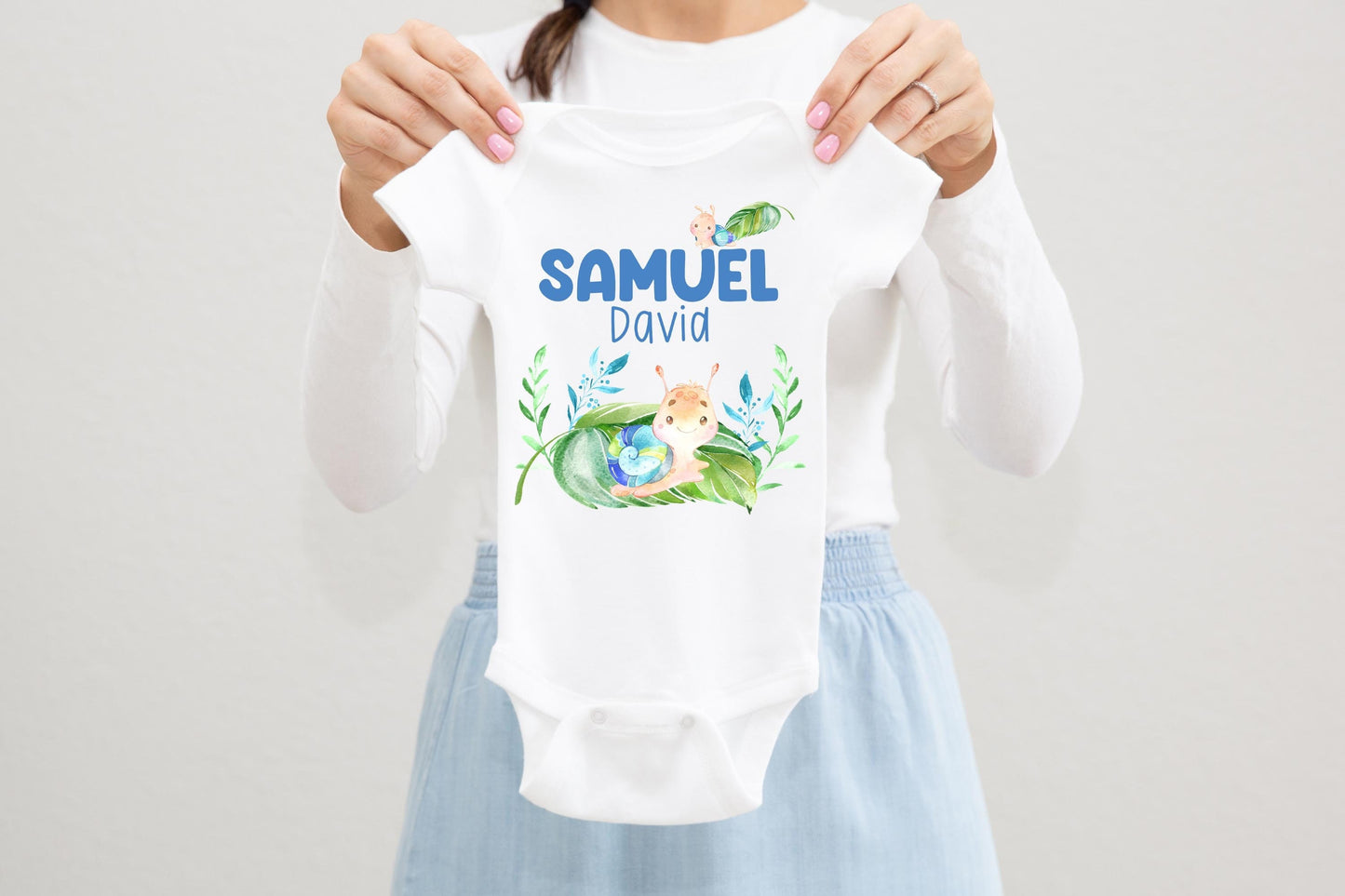 Snail Baby Bodysuit, B71