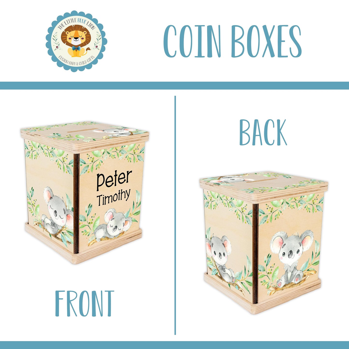 Koala Piggy Bank, Boy
