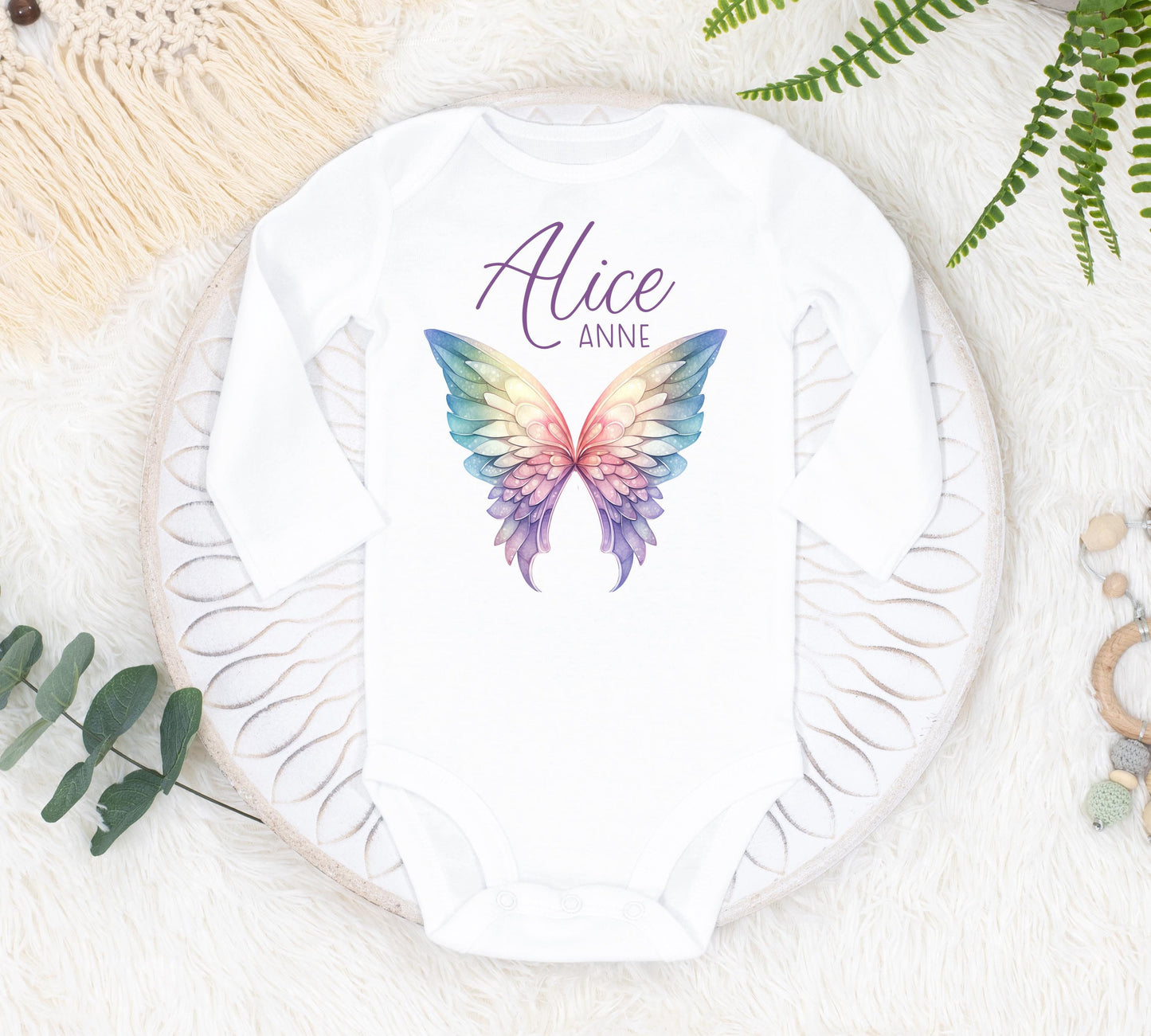 Fairy Wings Baby Bodysuit, G75