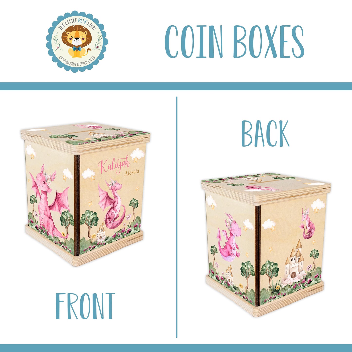 Girl Dragon Coin Bank, G81