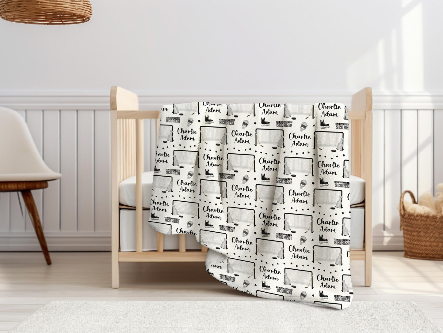 Hockey Swaddle Set, Sports B85