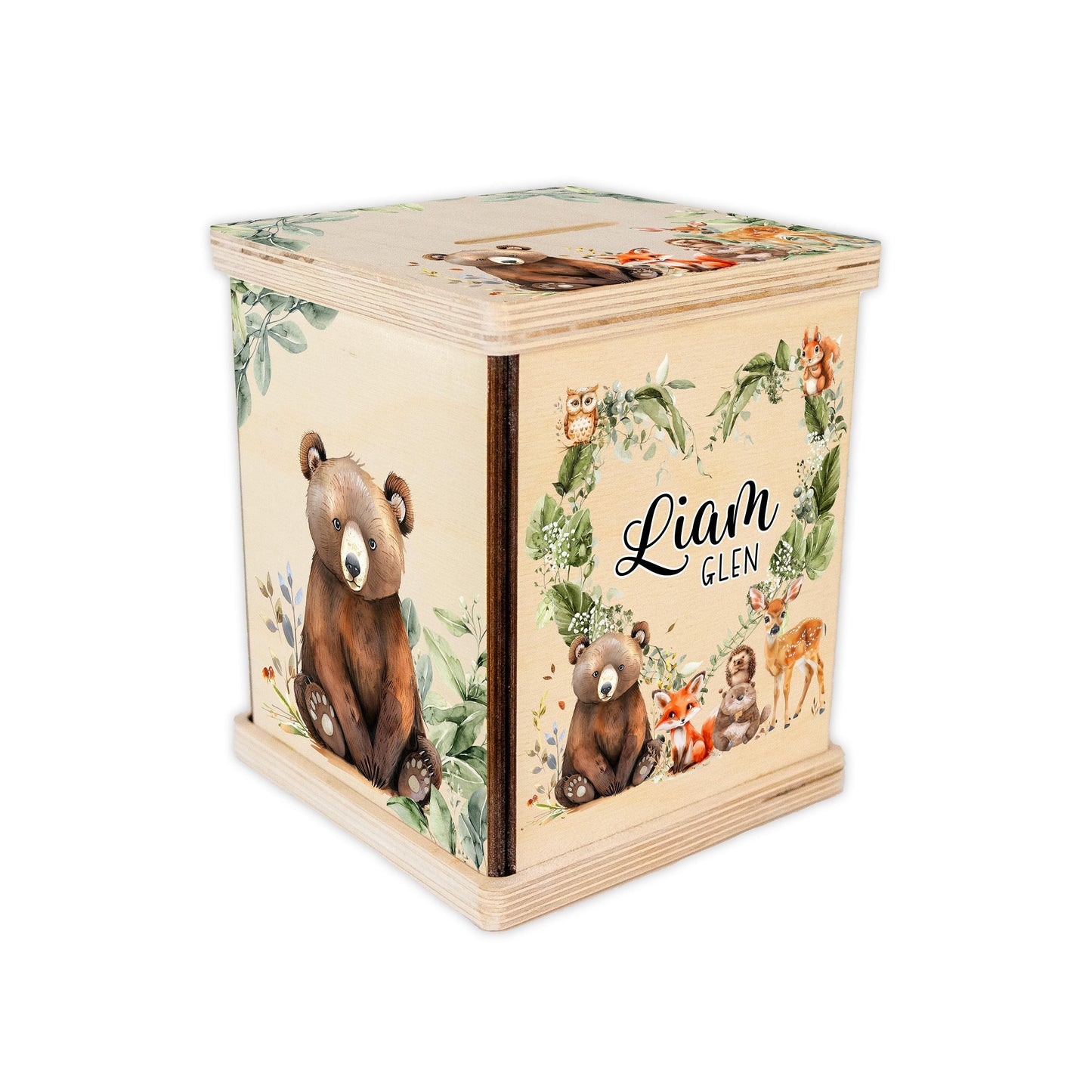 Woodland Piggy Bank, W65