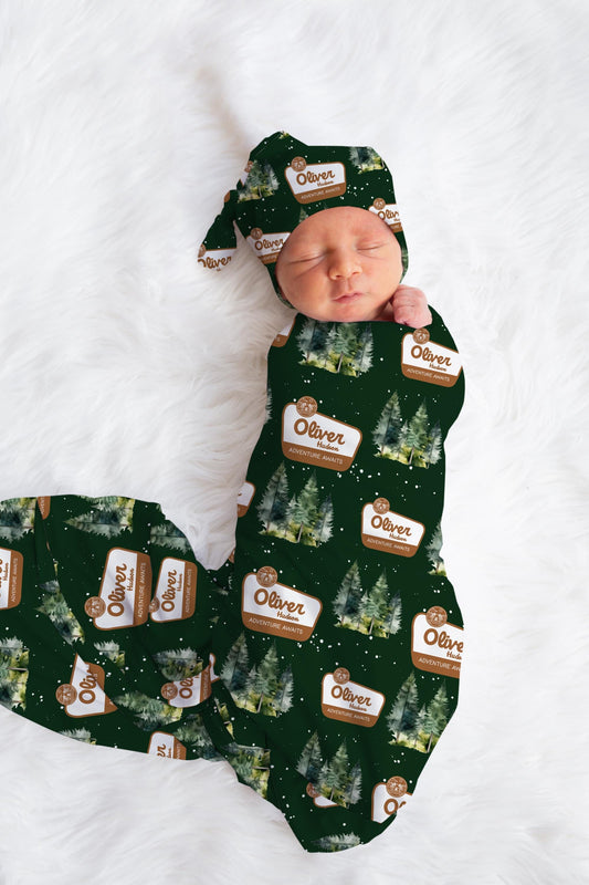 National Park Forest Swaddle Set, Forest Adventure M36