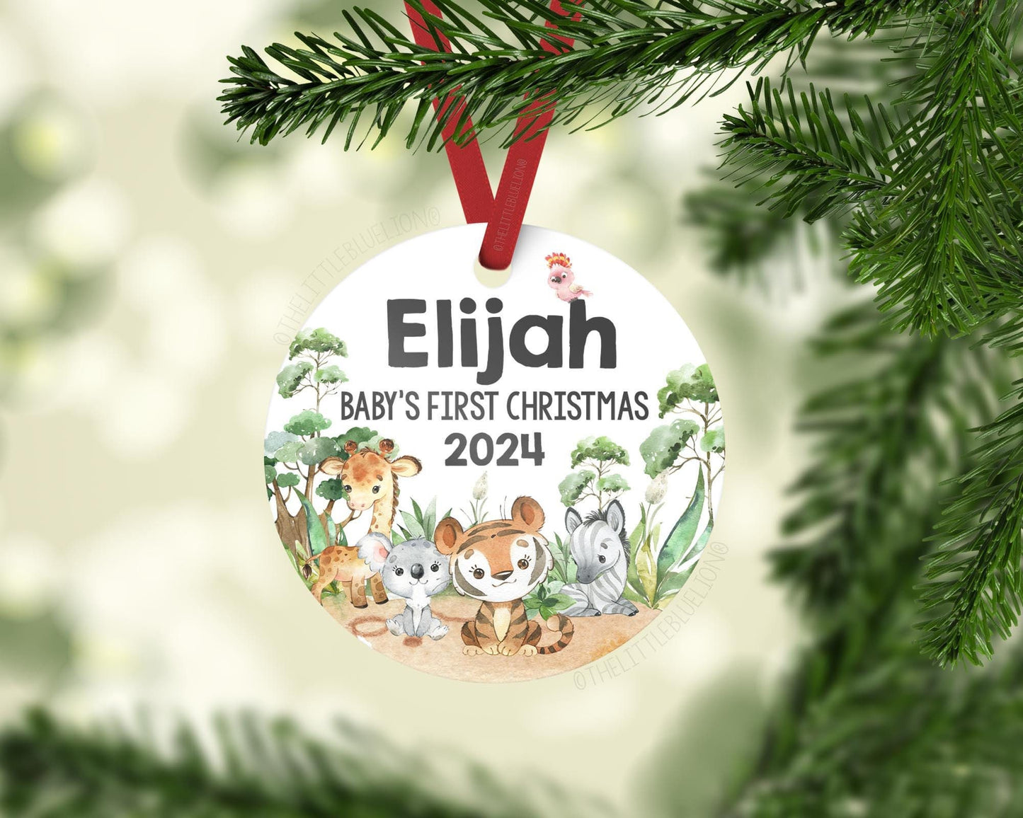 Safari Baby 1st Christmas Ornament, S47