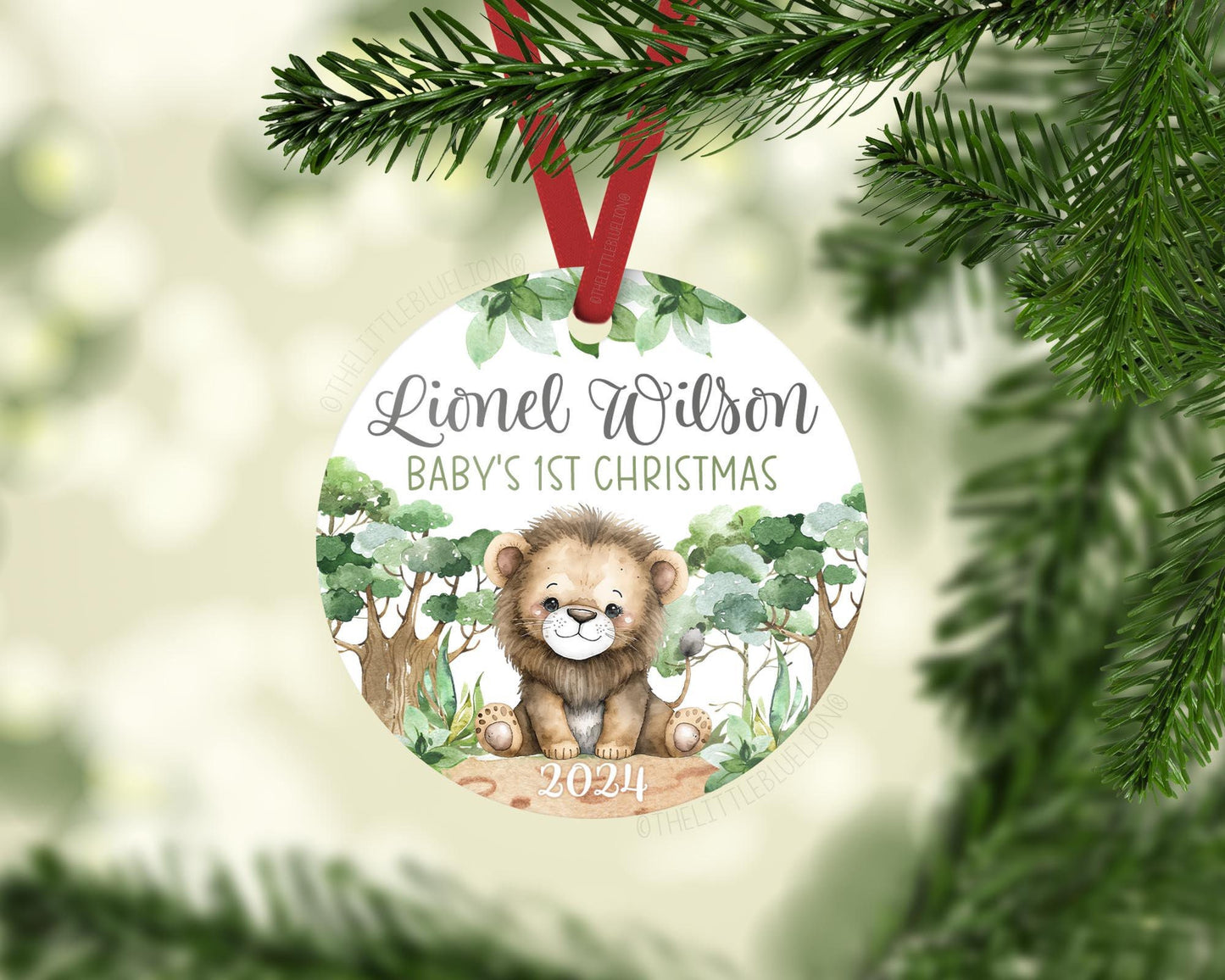 Lion Baby 1st Christmas Ornament, S54