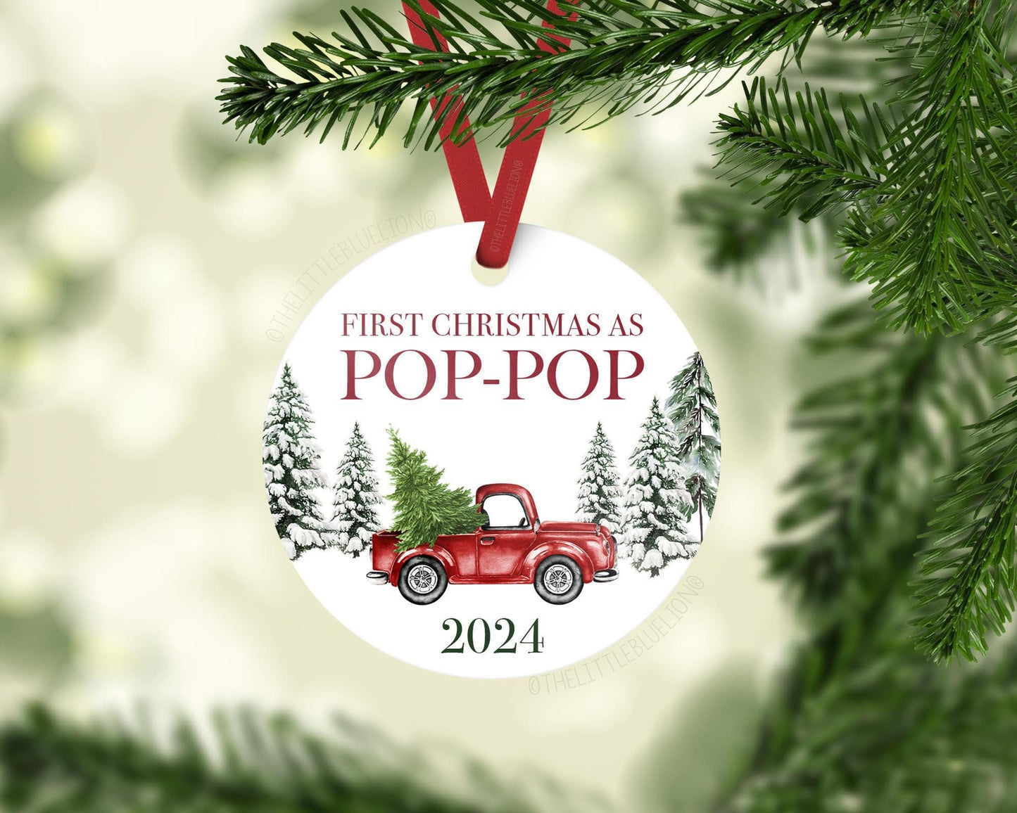 First Christmas as Pop-Pop Ornament