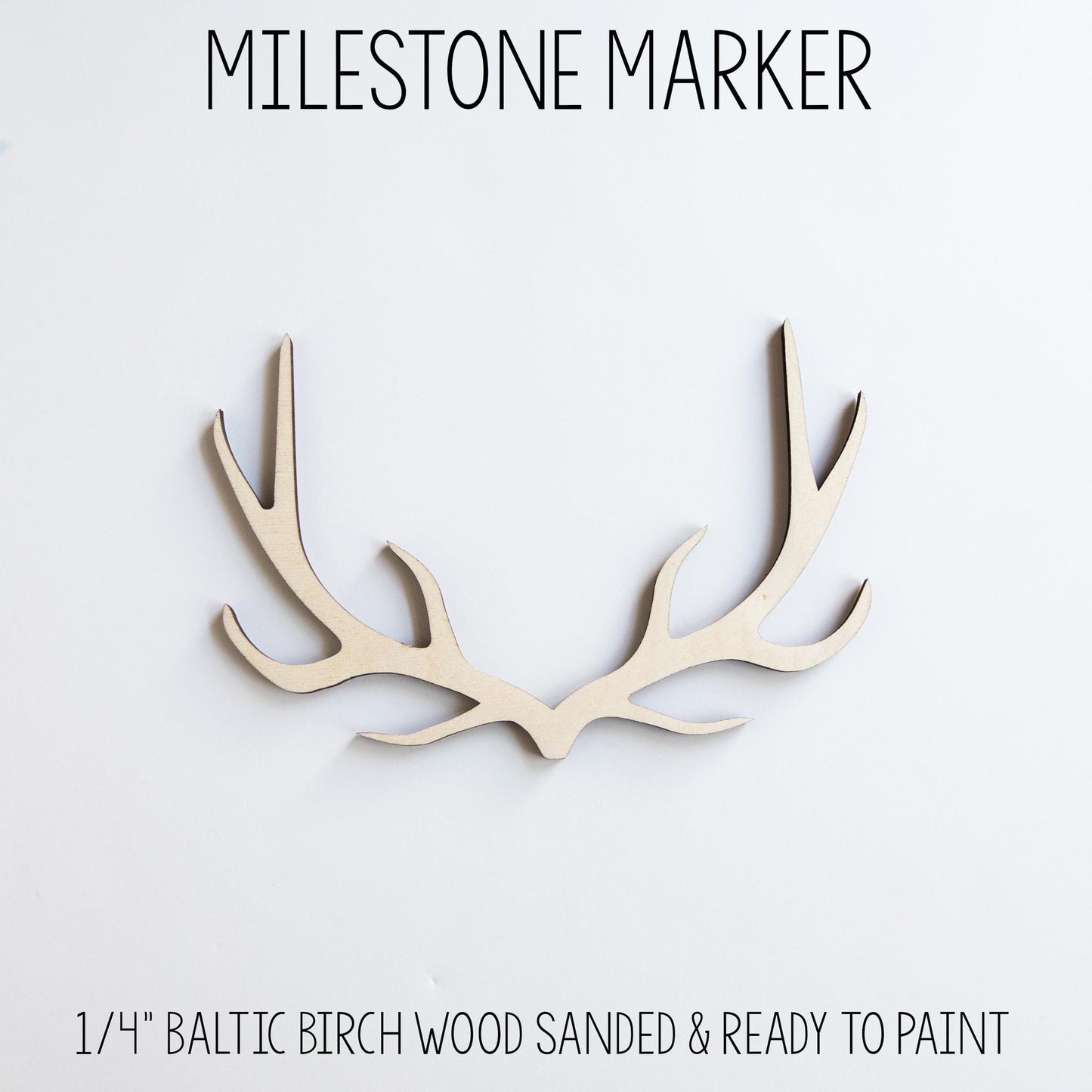 Boho Deer Girl Milestone Blanket, W68