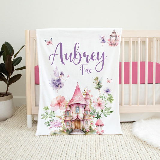 Fairy Garden Nursery Baby Blanket, G77