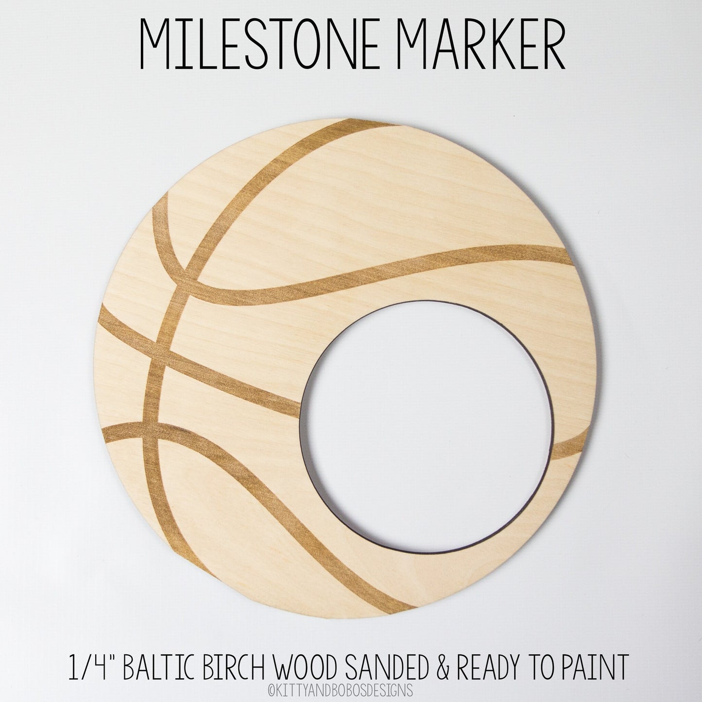 Basketball Milestone Blanket, B52