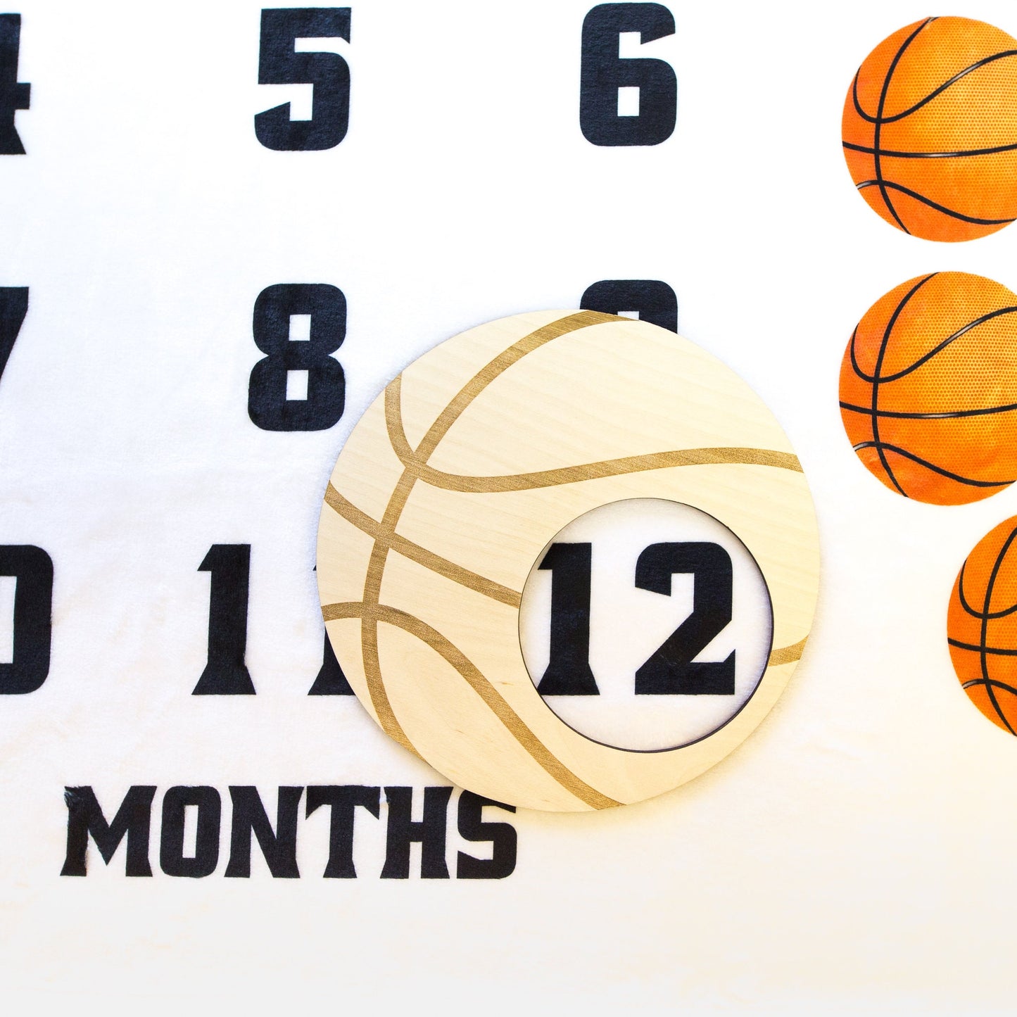 Basketball Milestone Blanket, B5