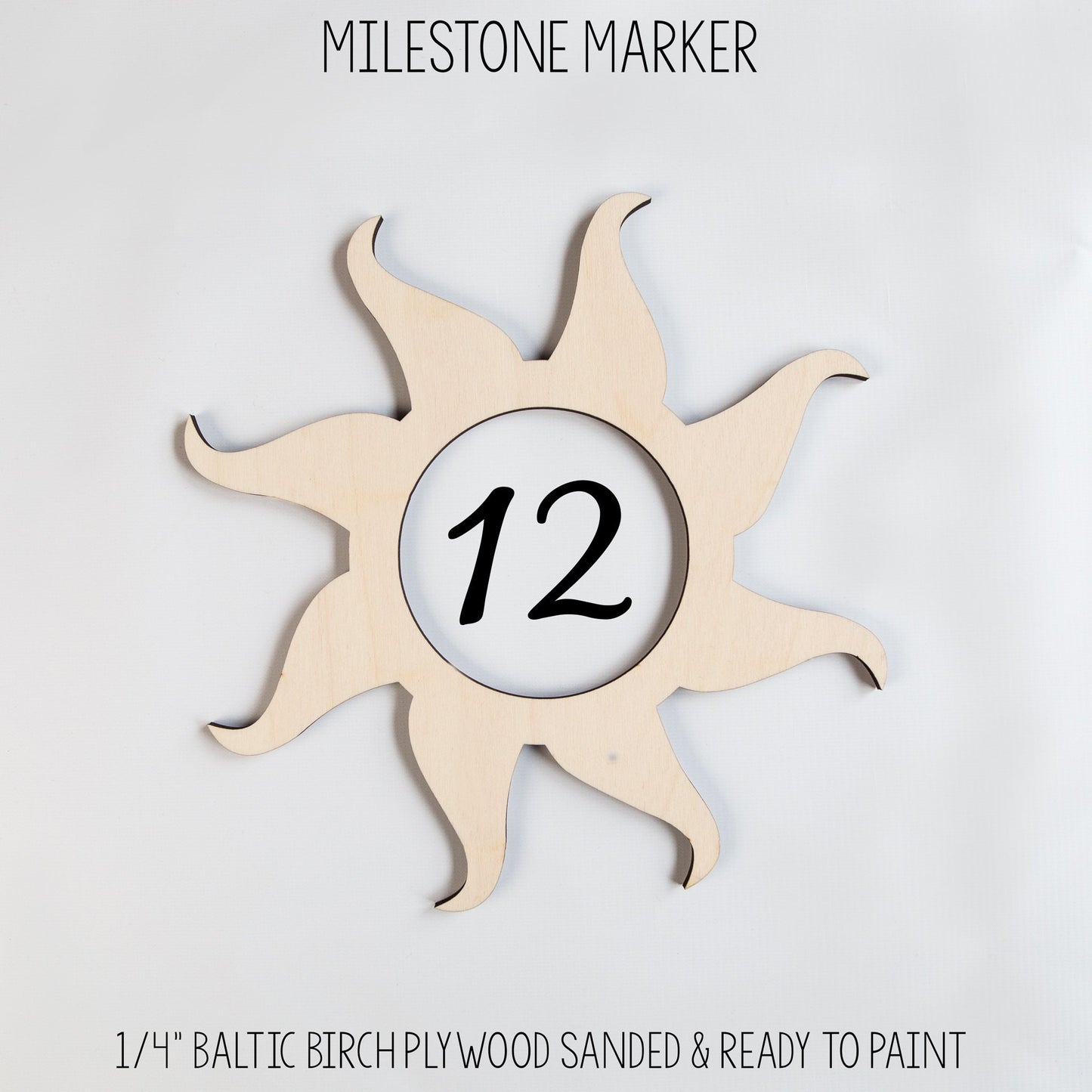 Sun Moon and Stars Milestone Blanket, T43