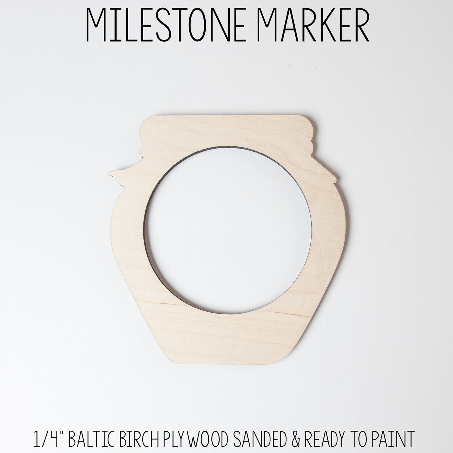 Honey Pot Milestone Marker for Milestone Blanket