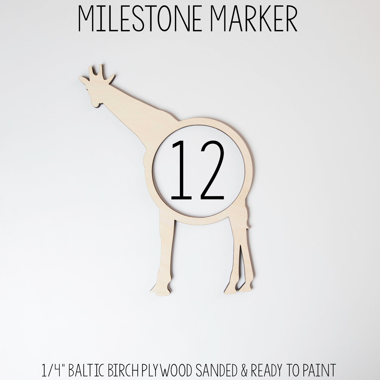 Safari Milestone Blanket, Gender Neutral S4