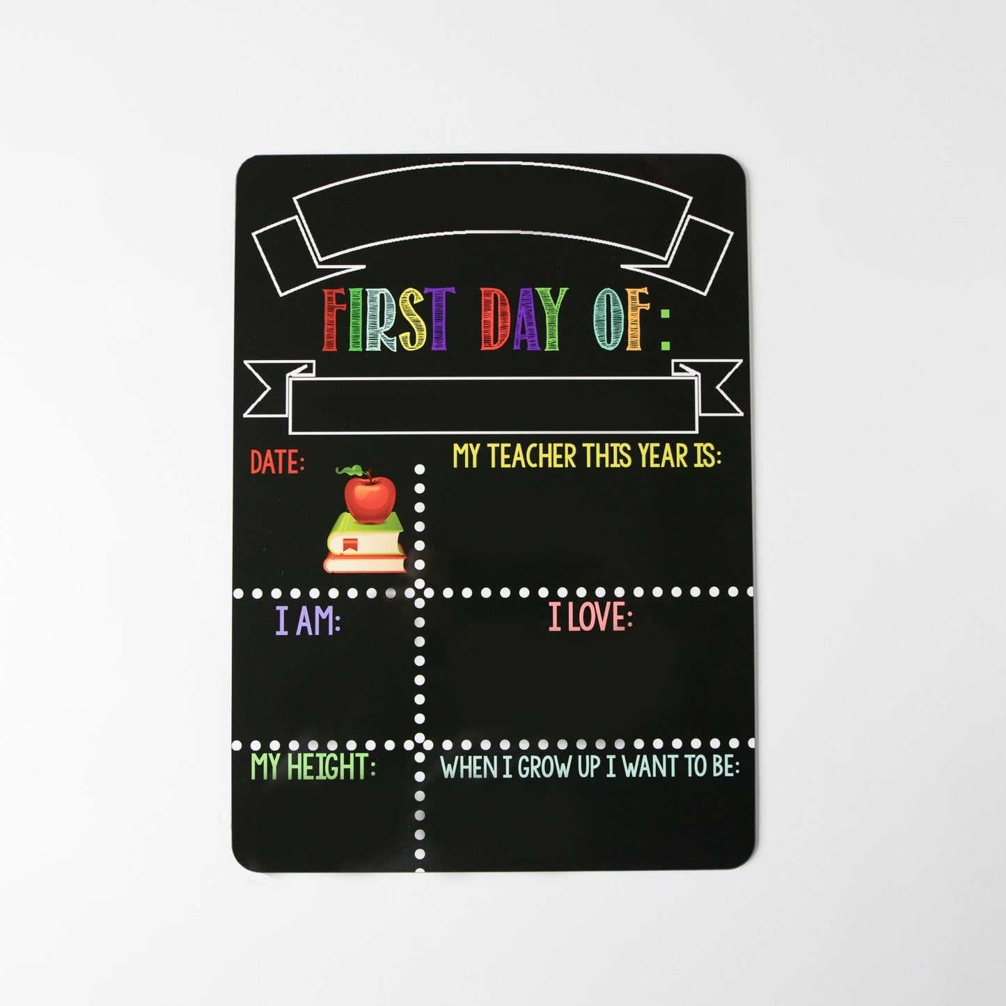 Reusable First and Last Day of School Sign, Liquid Chalk