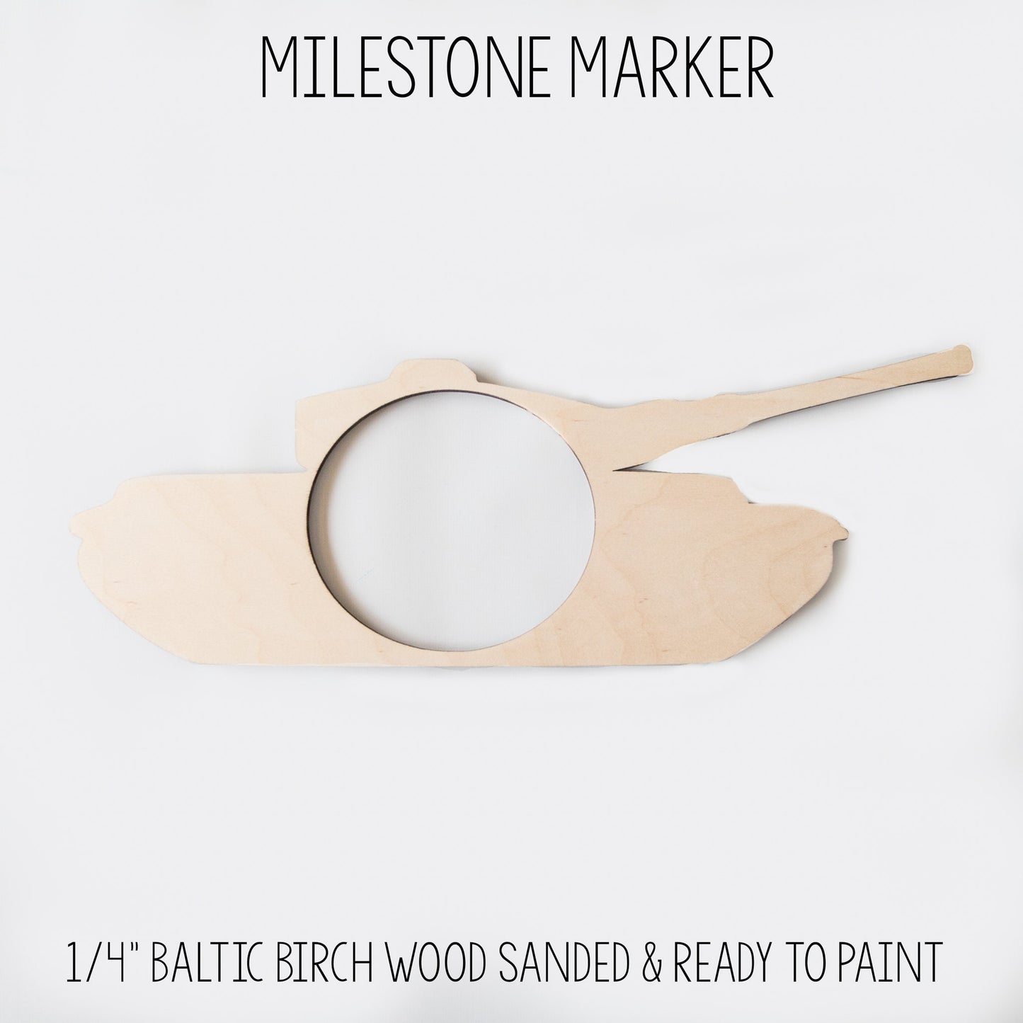 Tank Milestone Marker for Milestone Blanket