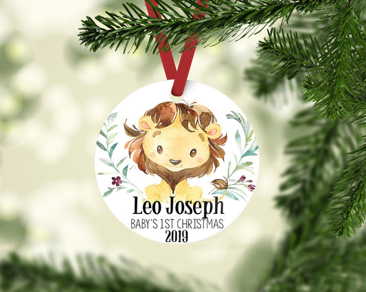 Lion Baby 1st Christmas Ornament, S24