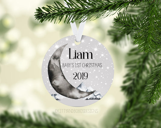 Moon Baby 1st Christmas Ornament, T16