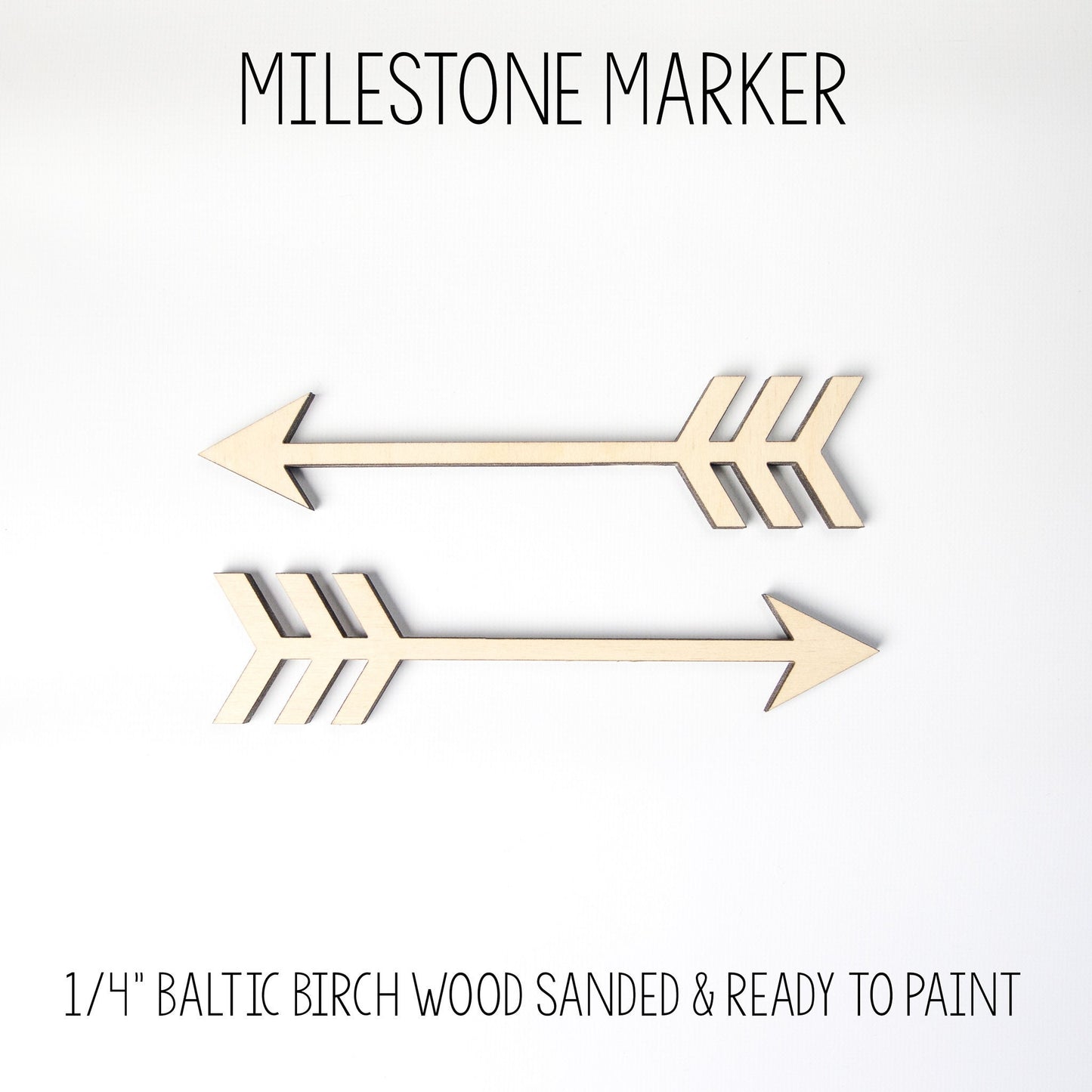 Arrow Milestone Marker for Milestone Blanket