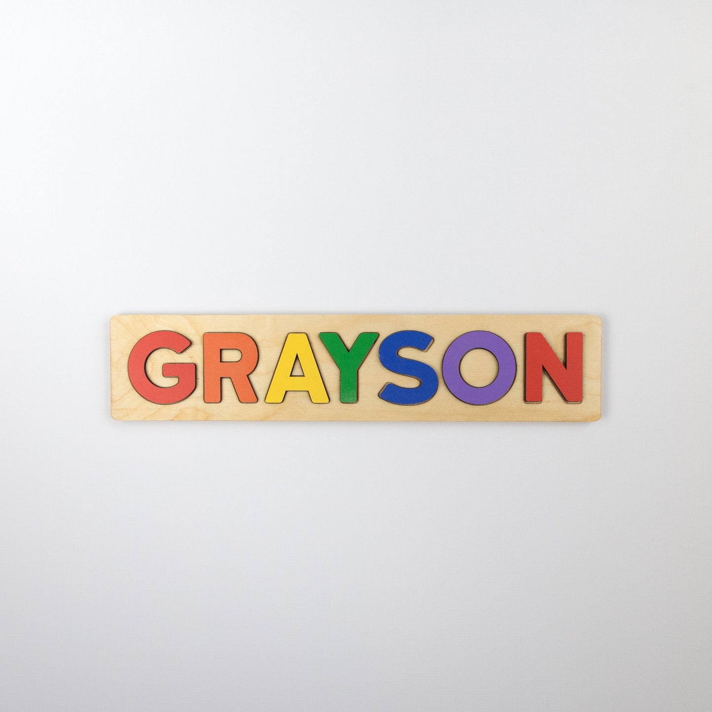 Wooden Name Puzzle, Pastel