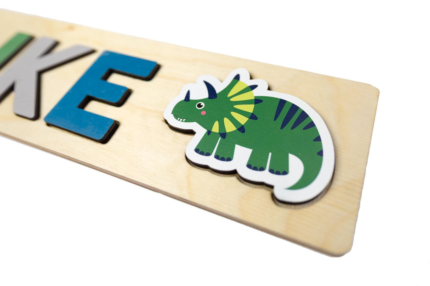 Dinosaur Wood Name Puzzle