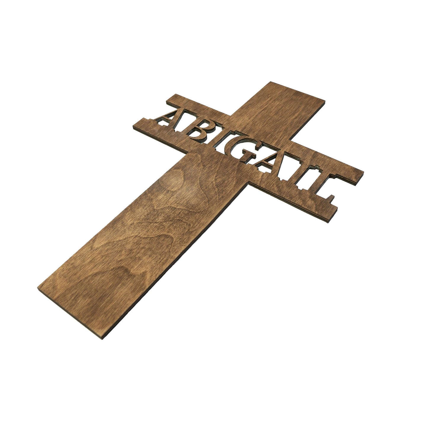 Baptism Gift and First Communion Gift, Wooden Name Cross