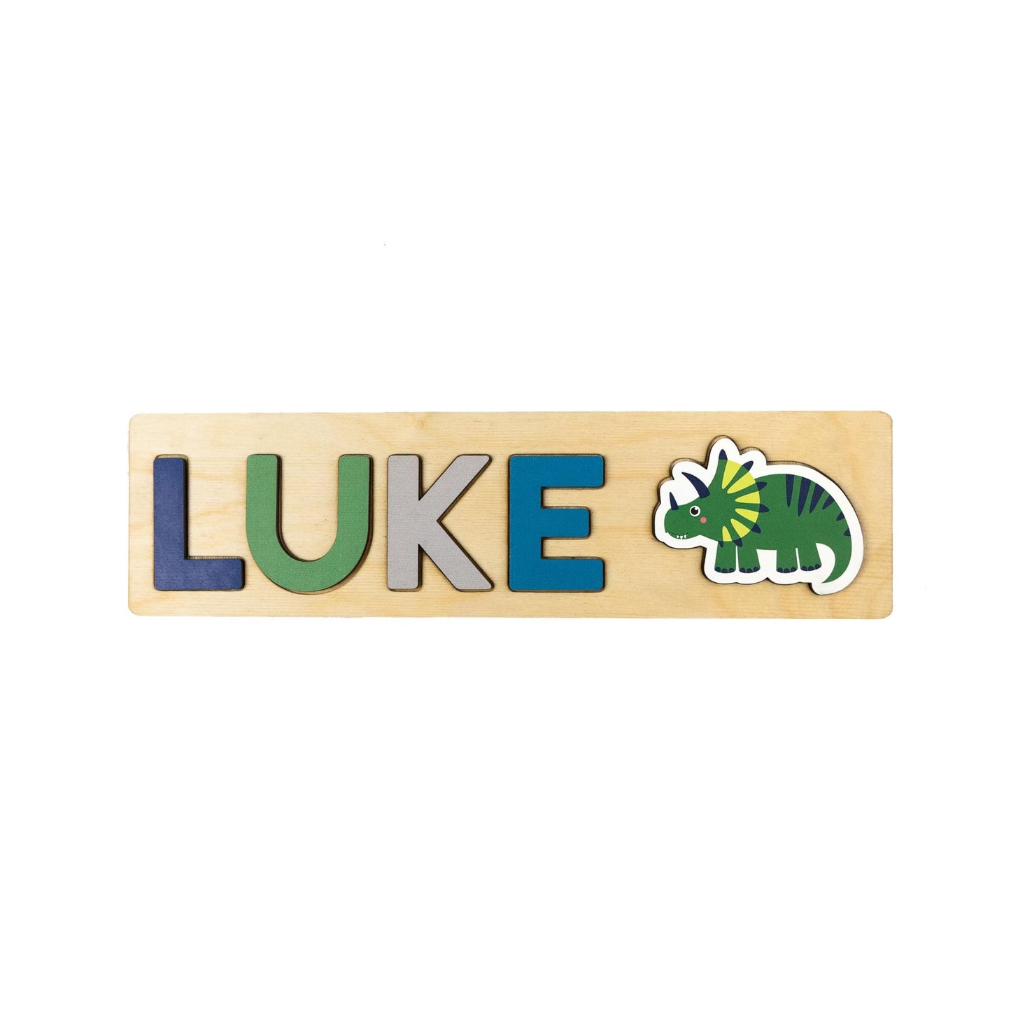 Dinosaur Wood Name Puzzle