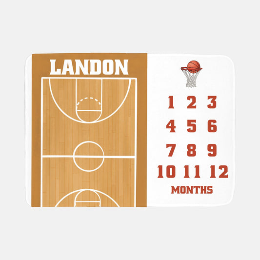 Basketball Milestone Blanket, B5