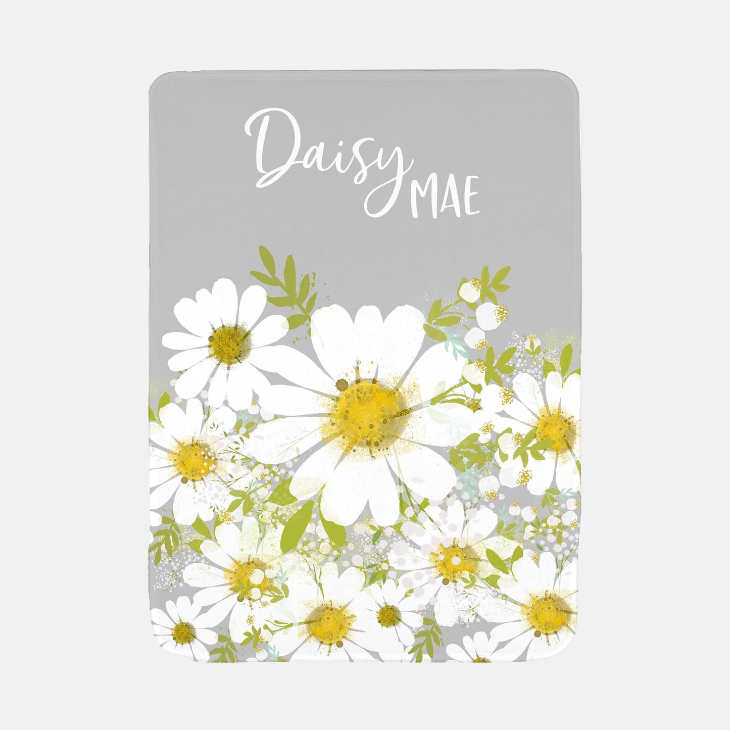 Personalized Baby Blanket, Daisy Girl F11